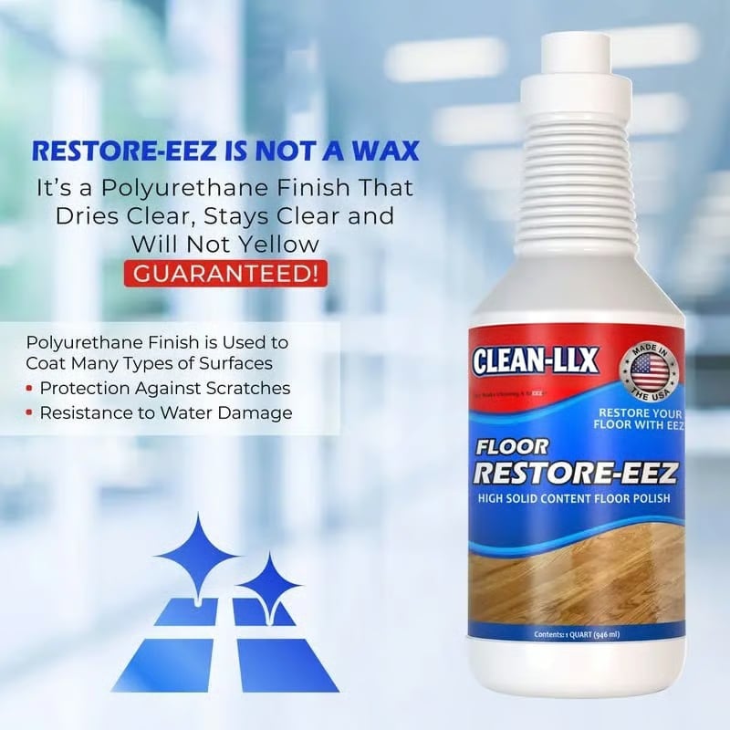 🔥Viimeinen päivä: 50% ALENNUS - ✨🧴 Clean-llx Lattianentisöijä – Välitön Kiilto & Suoja 🏠