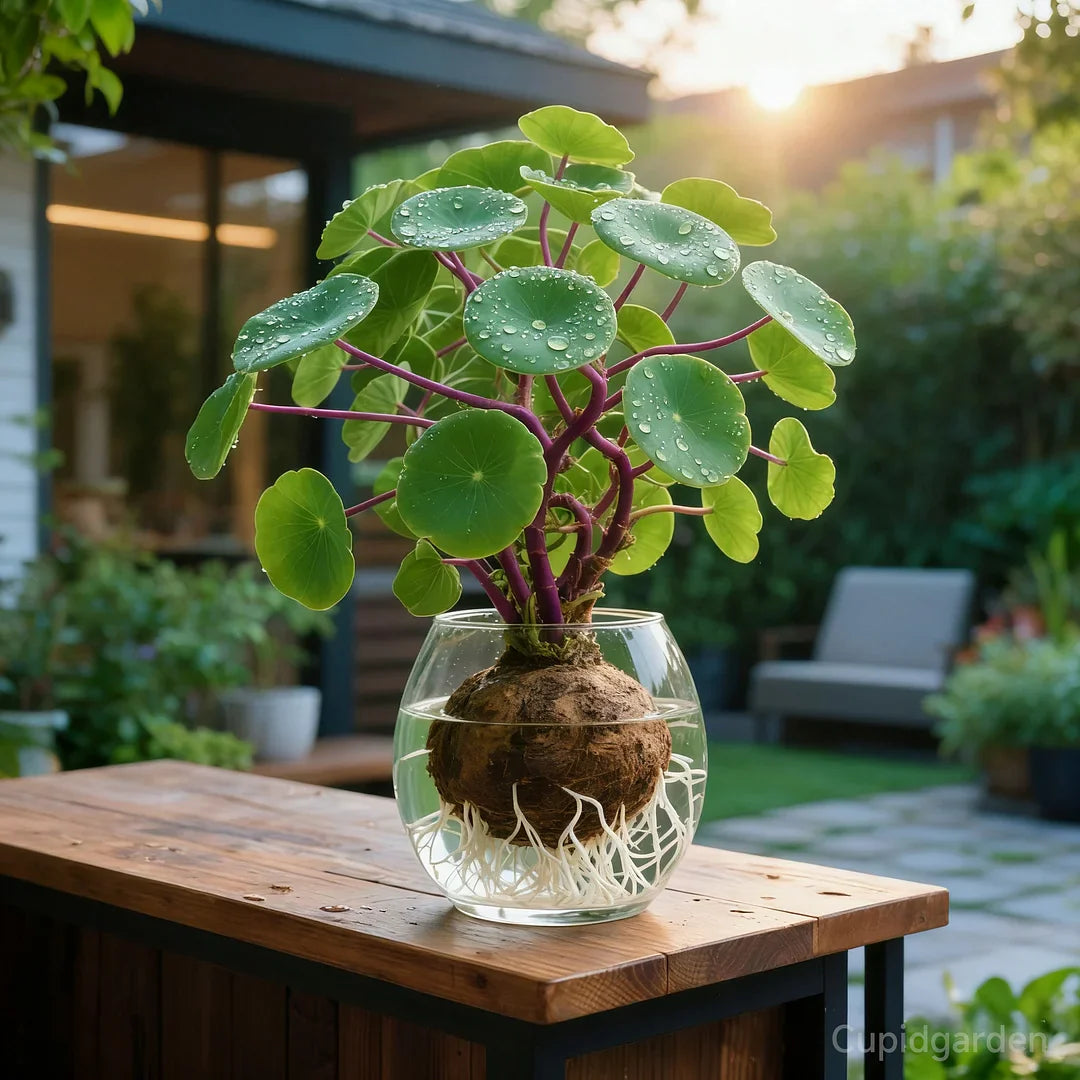 NatureNest – Punainen rottinki Stephania Erecta -huonekasvi