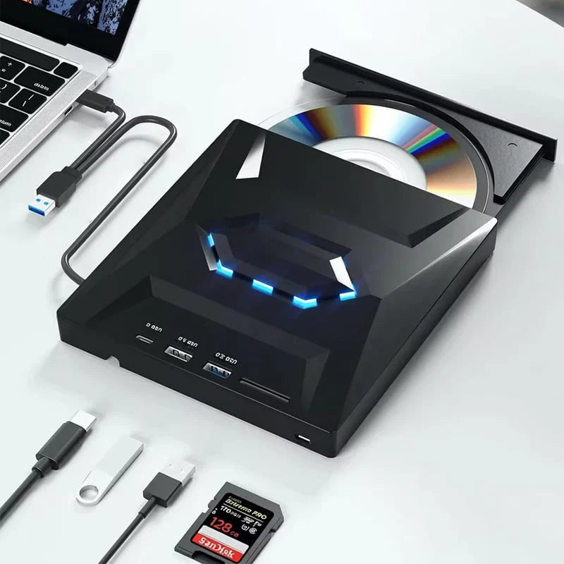 UltraRead | 7-in-1 USB Blu-ray- ja DVD-soitinasema