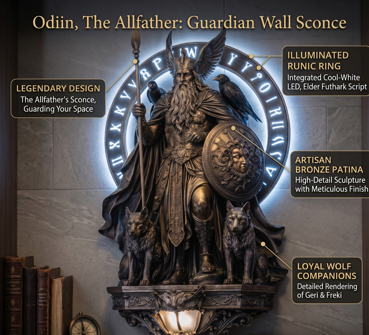Nordic Legend Light – Odin-suojeluvalaisin