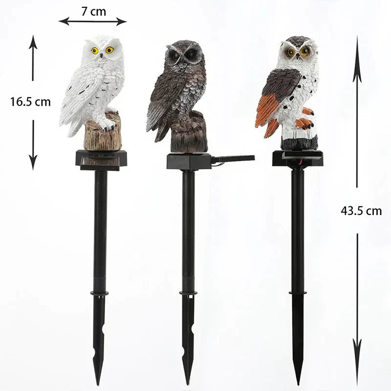 OwlGuard – Aurinkokäyttöinen LED-puutarhavalaisin