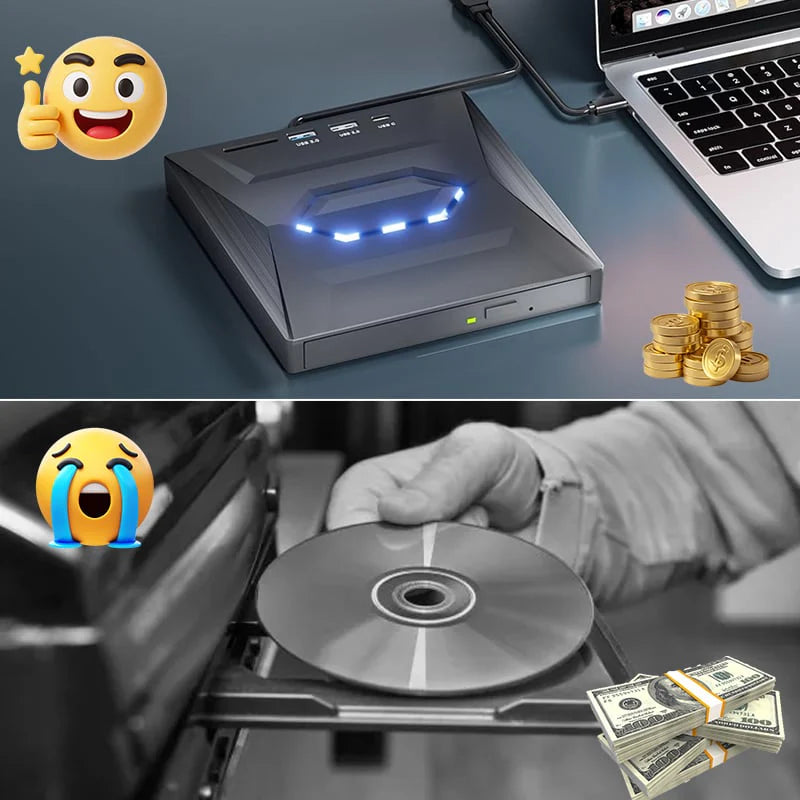 UltraRead | 7-in-1 USB Blu-ray- ja DVD-soitinasema