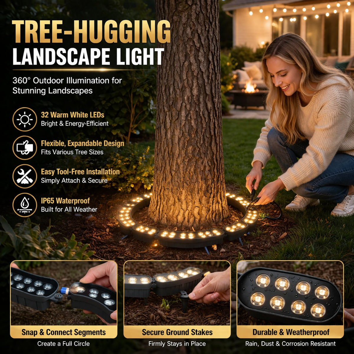 GlowTree – LED-rengaspuuvalo