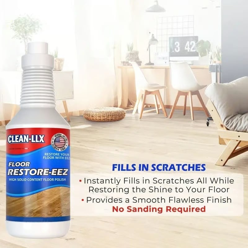 🔥Viimeinen päivä: 50% ALENNUS - ✨🧴 Clean-llx Lattianentisöijä – Välitön Kiilto & Suoja 🏠