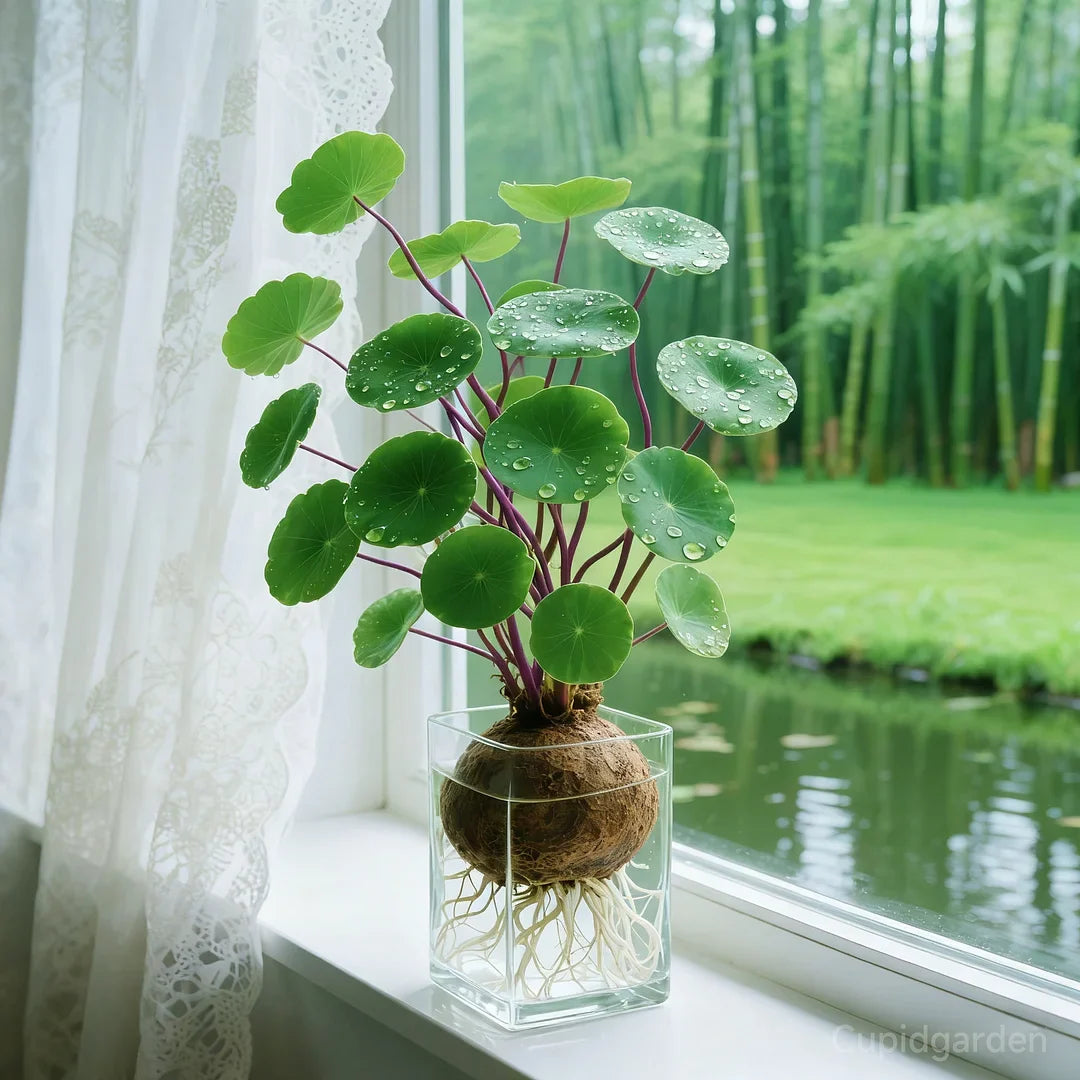 NatureNest – Punainen rottinki Stephania Erecta -huonekasvi