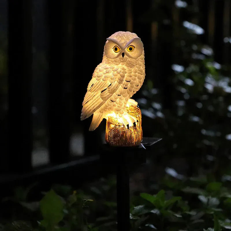 OwlGuard – Aurinkokäyttöinen LED-puutarhavalaisin