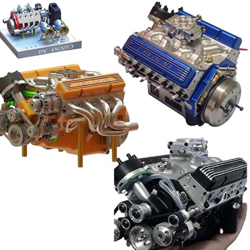 V8Forge – Bensiinimoottorilla varustettu V8-mallinrakennussarja