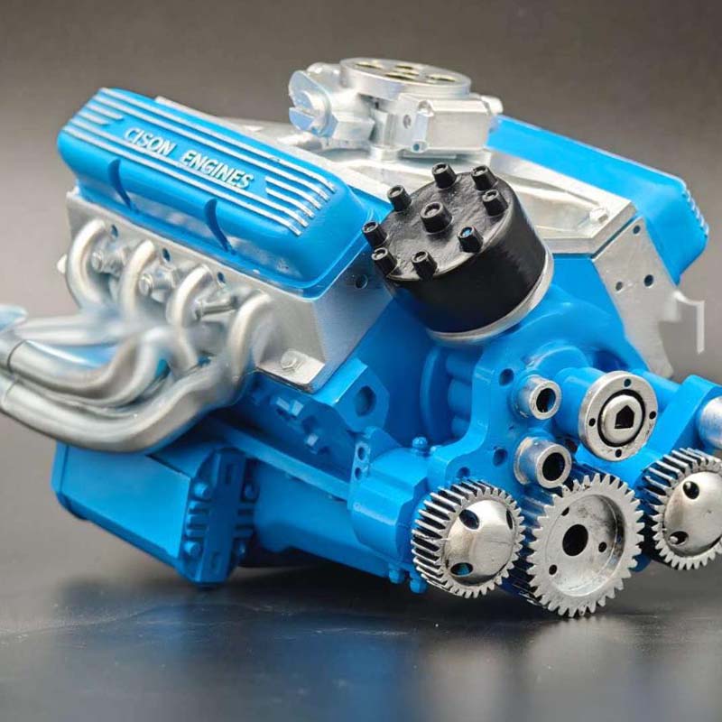 V8Forge – Bensiinimoottorilla varustettu V8-mallinrakennussarja